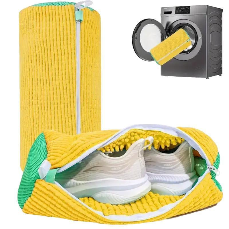 Premium Mesh Laundry Shoe Washing Bag - Safeguard Your Footwear in the Washing Machine