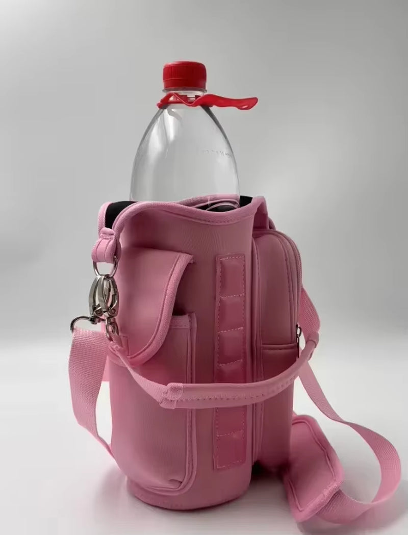 Stay Hydrated in Style with Our Magnetic Gym Water Bottle Bag - Perfect for All Your Fitness Adventures!