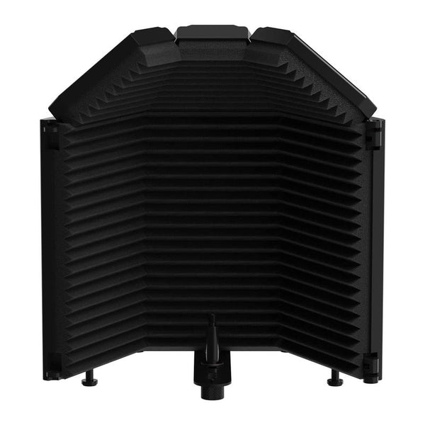 XTUGA MIS Microphone Isolation Shield, 5-Panel, Studio Recording Mic Sound Shield, for Blue Yeti and Condenser Microphones, Used for Studio Mic,Podcasting, Broadcast Recording High Density Soundproof Foam Panels