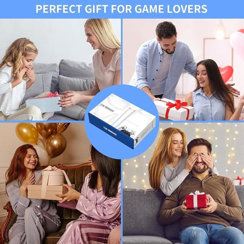 Unleash Nostalgia with the Retro Gaming Console Pro: 4K HDMI, 40,000+ Classic Games & 2 Wireless Controllers for Ultimate Fun!