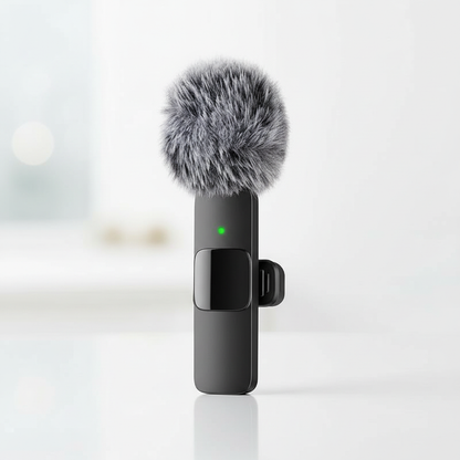 2 Pcs Wireless Mini Microphones for Iphone, Android, Ipad - Mini Wireless Clip-On Microphones Crystal Clear Sound Quality for Recording, Live Streaming,Vlog Microfono Minimic Usb C Interface Smartphone
