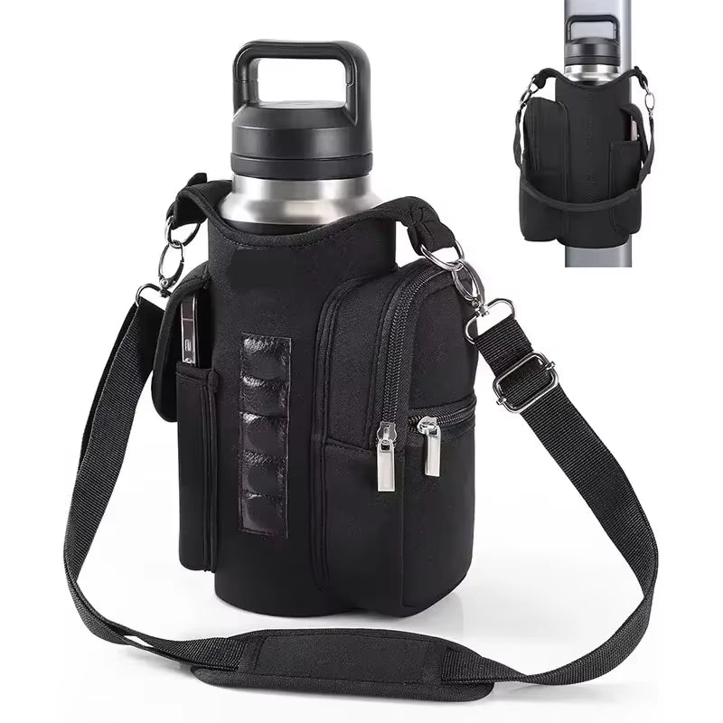 Stay Hydrated in Style with Our Magnetic Gym Water Bottle Bag - Perfect for All Your Fitness Adventures!