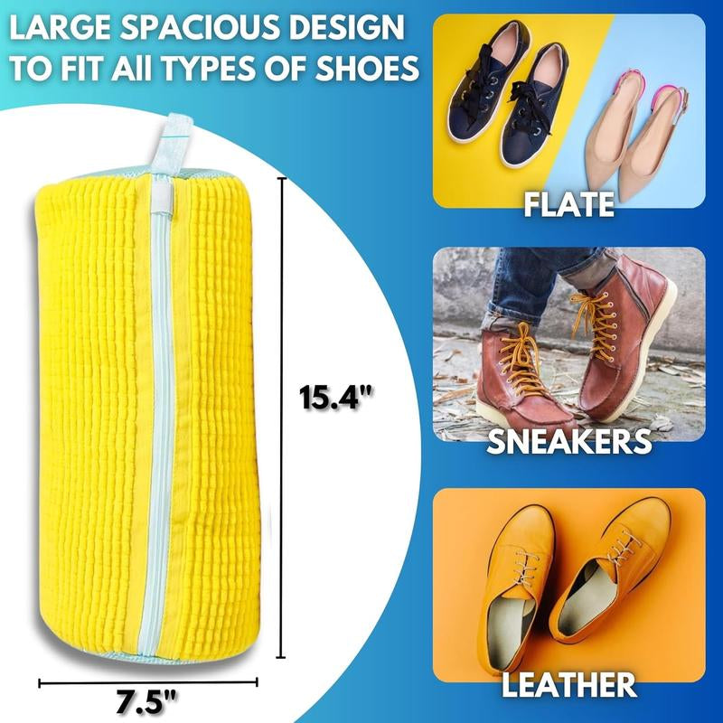 Premium Mesh Laundry Shoe Washing Bag - Safeguard Your Footwear in the Washing Machine