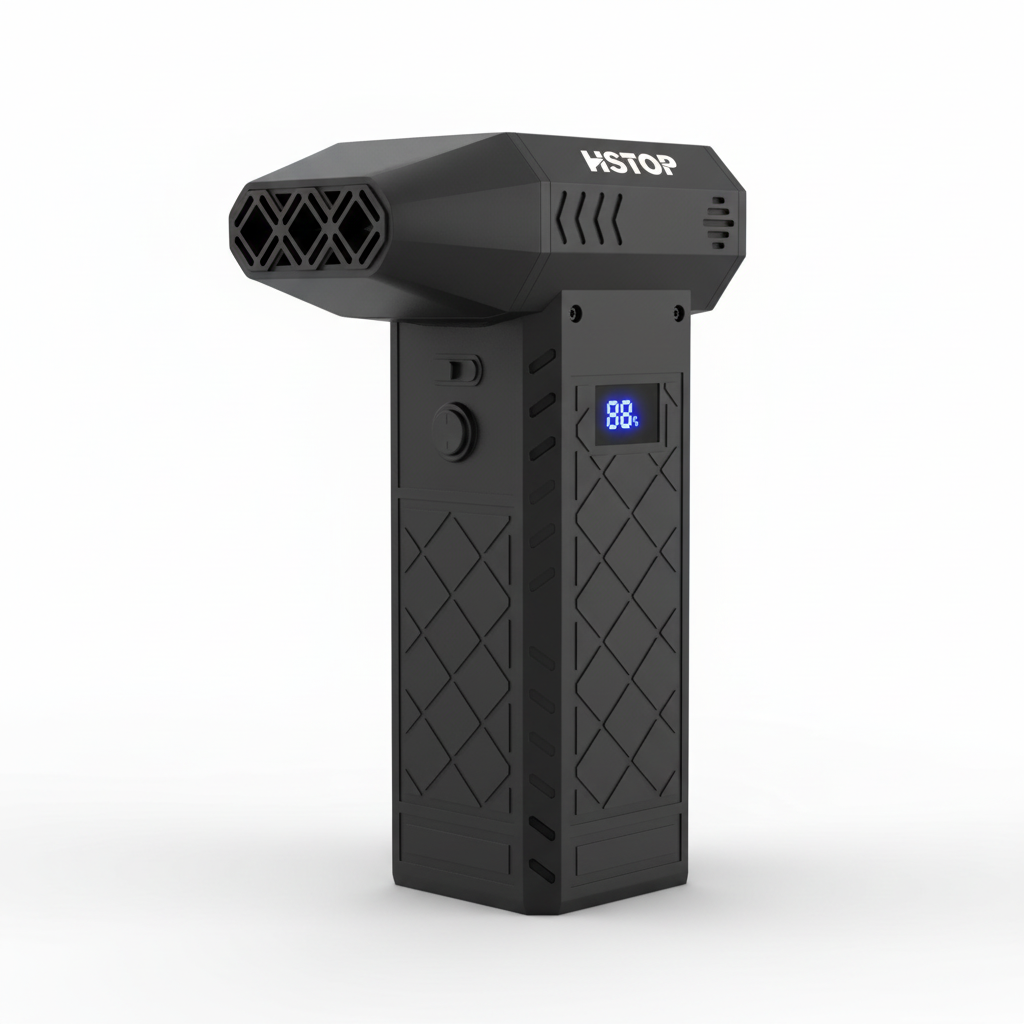 Powerful 180000PRM Portable Electric Air Blower with Turbo Jet Fan - High-Speed Mini Blower for Ultimate Cleaning and Dust Removal