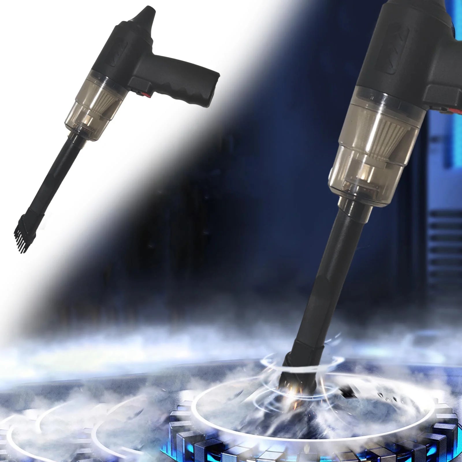 Powerful Cordless Handheld Car Vacuum Cleaner - 120W Suction, USB Portable Mini Dust Buster for Effortless Cleaning