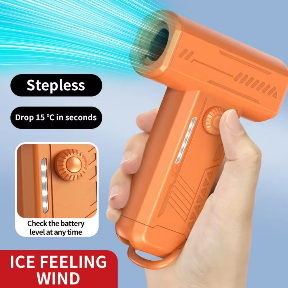 Powerful 180000PRM Portable Electric Air Blower with Turbo Jet Fan - High-Speed Mini Blower for Ultimate Cleaning and Dust Removal