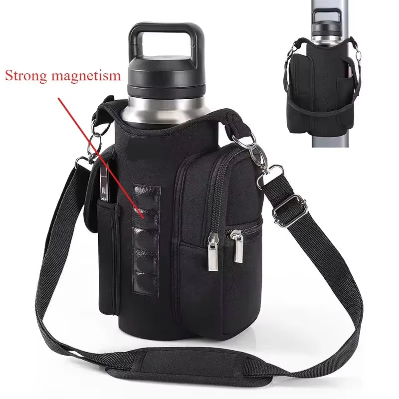 Stay Hydrated in Style with Our Magnetic Gym Water Bottle Bag - Perfect for All Your Fitness Adventures!