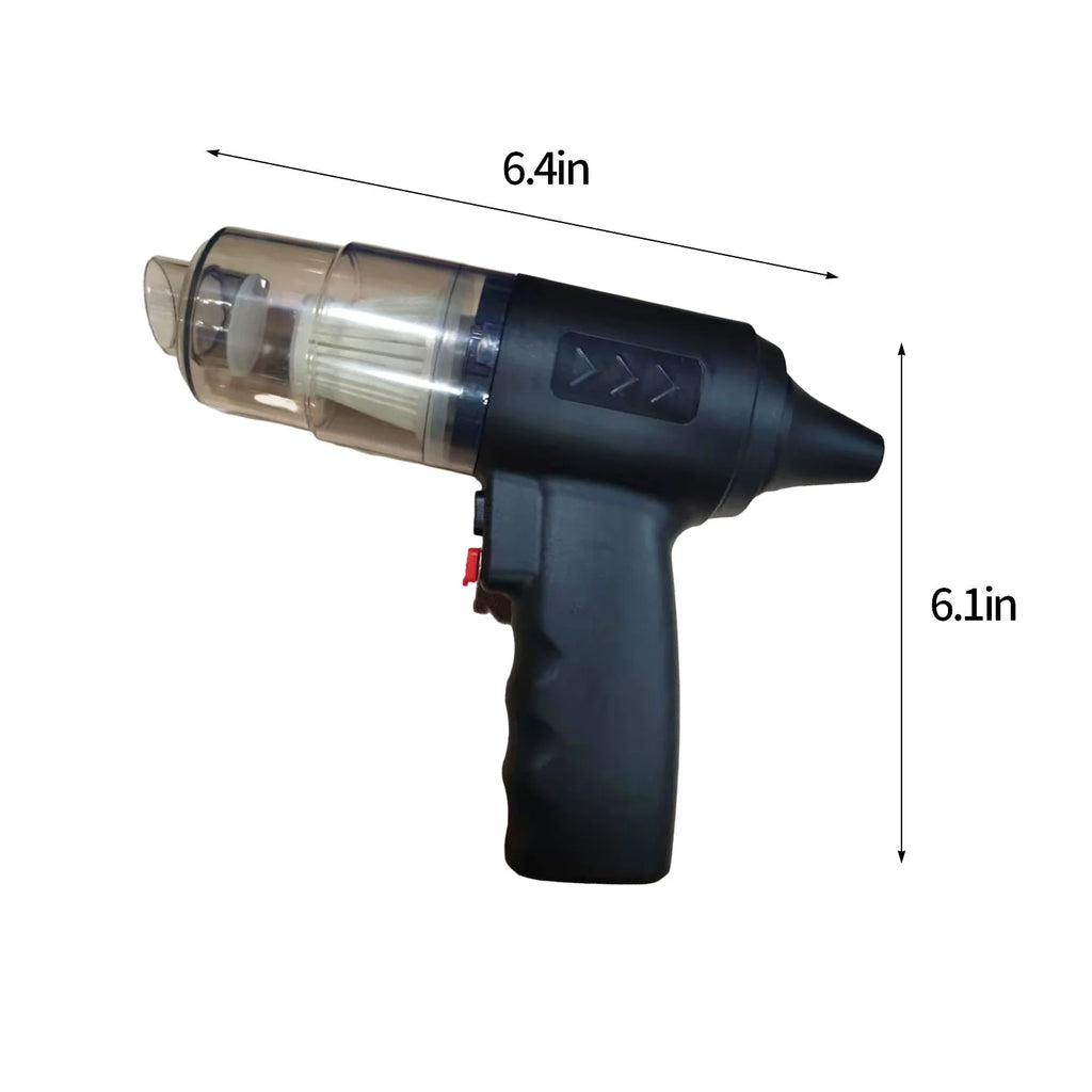 Powerful Cordless Handheld Car Vacuum Cleaner - 120W Suction, USB Portable Mini Dust Buster for Effortless Cleaning